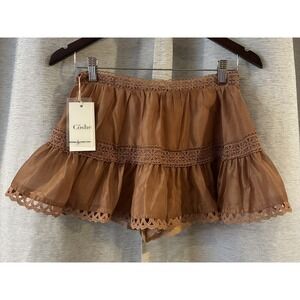 Coshe Floral Mini Skirt NWT Size Medium Festival
